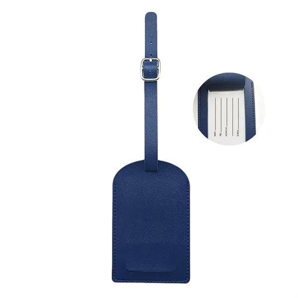 Dual-Flip Multifunctional Thickened PU Luggage Tag