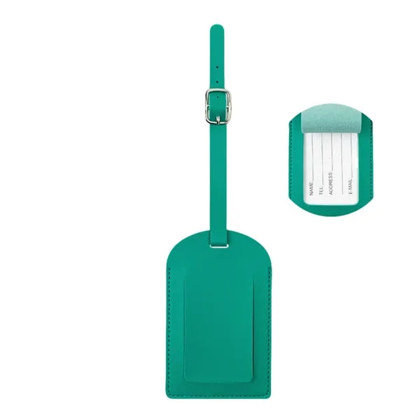 Dual-Flip Multifunctional Thickened PU Luggage Tag
