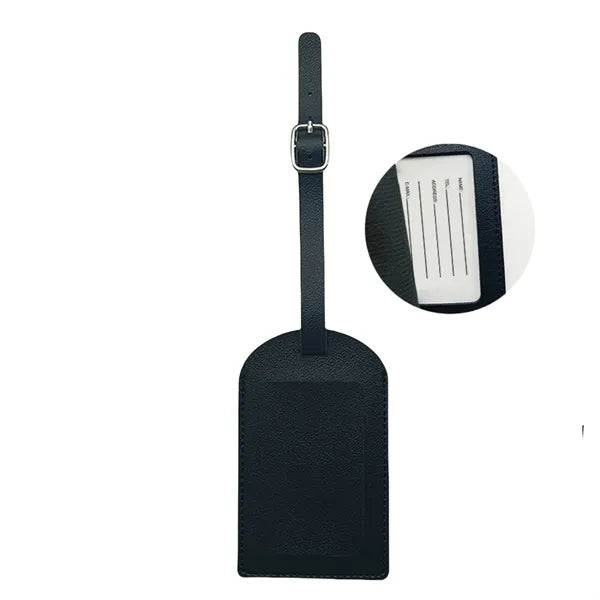 Dual-Flip Multifunctional Thickened PU Luggage Tag