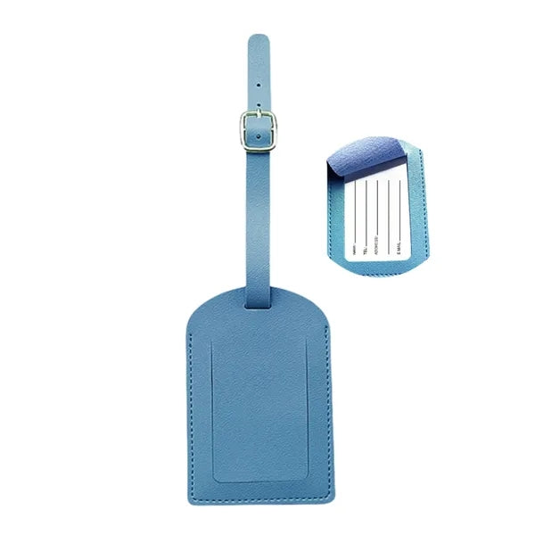 Dual-Flip Multifunctional Thickened PU Luggage Tag