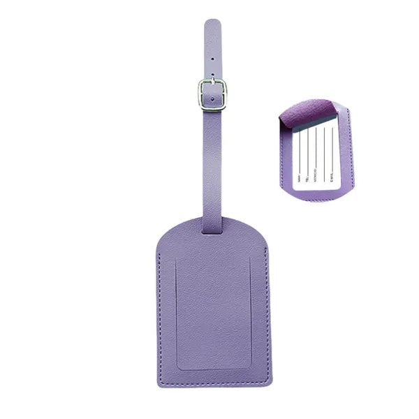 Dual-Flip Multifunctional Thickened PU Luggage Tag