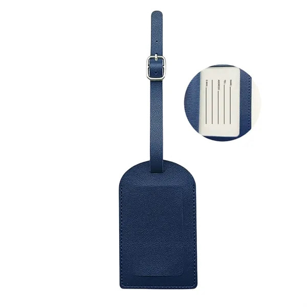 Dual-Flip Multifunctional Thickened PU Luggage Tag