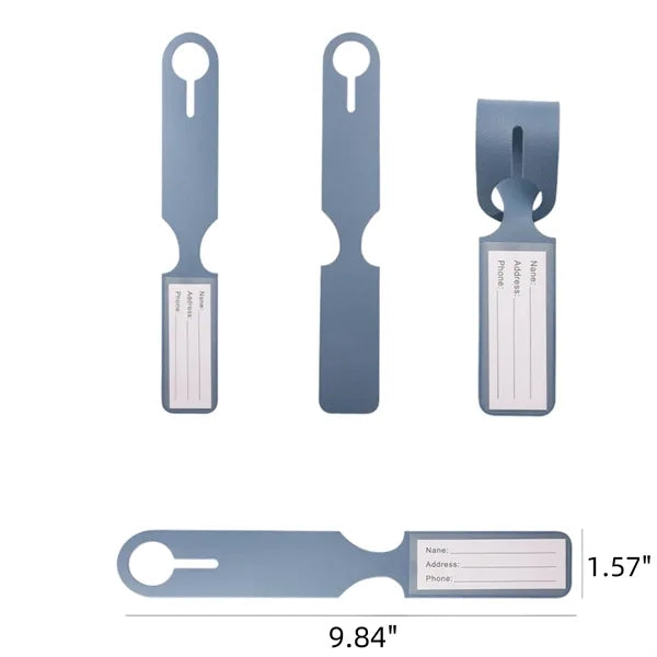 PU Anti-Loss Luggage Tag