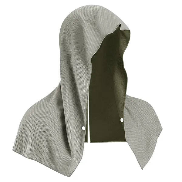 Instant Cooling Hoodie Towel UPF 50 Sports Sun Protection