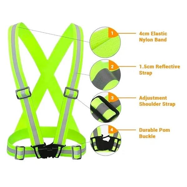 Reflective Safety Vest High Visibility Outdoor Gear