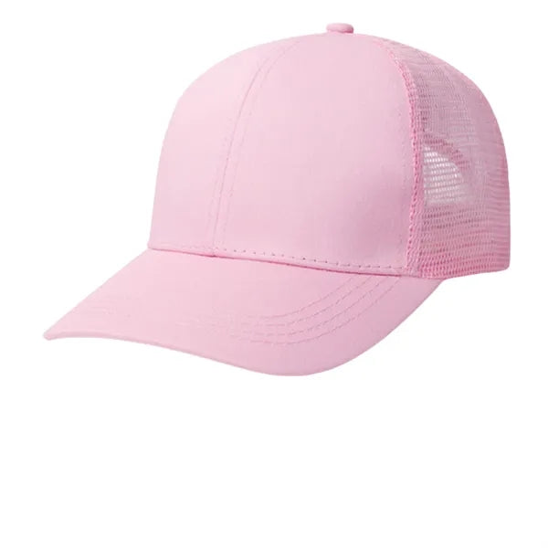 Breathable Mesh Women's Ponytail Sun Hat