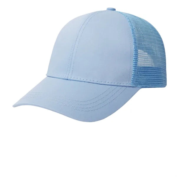 Breathable Mesh Women's Ponytail Sun Hat