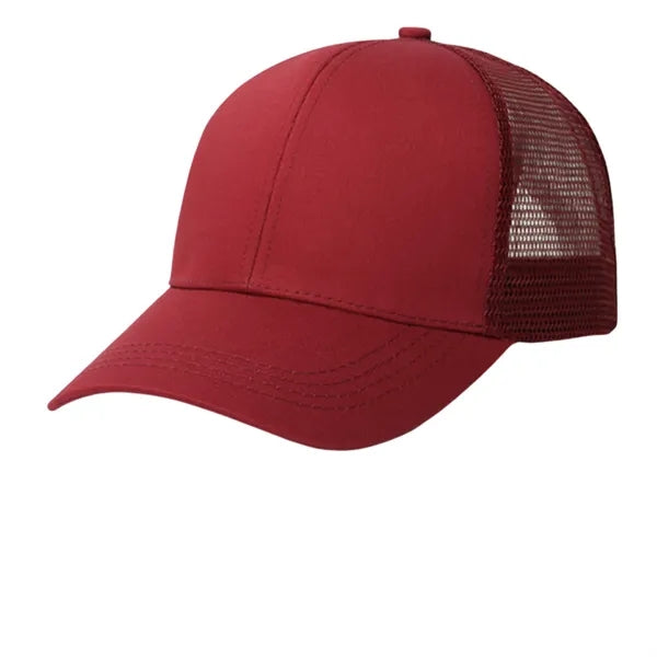 Breathable Mesh Women's Ponytail Sun Hat