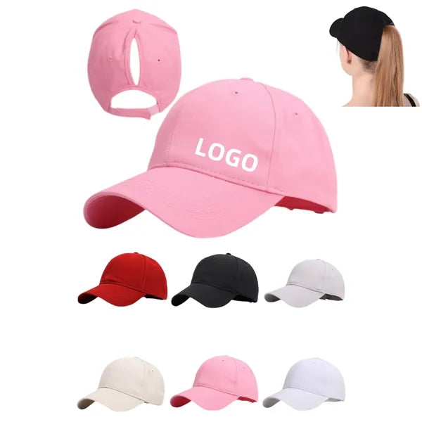 Women's Fashion Sports Sun Hat With Back Opening