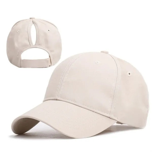 Women's Fashion Sports Sun Hat With Back Opening