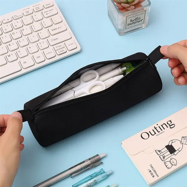Oxford Cloth Stationery Portable Stylish Simple Pencil Case