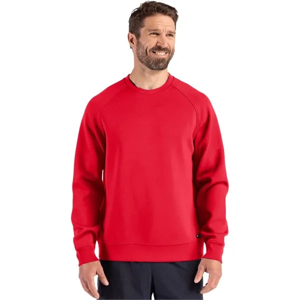 Cutter & Buck Roam Recycled Buttery-Soft Knit Mens Crew N...