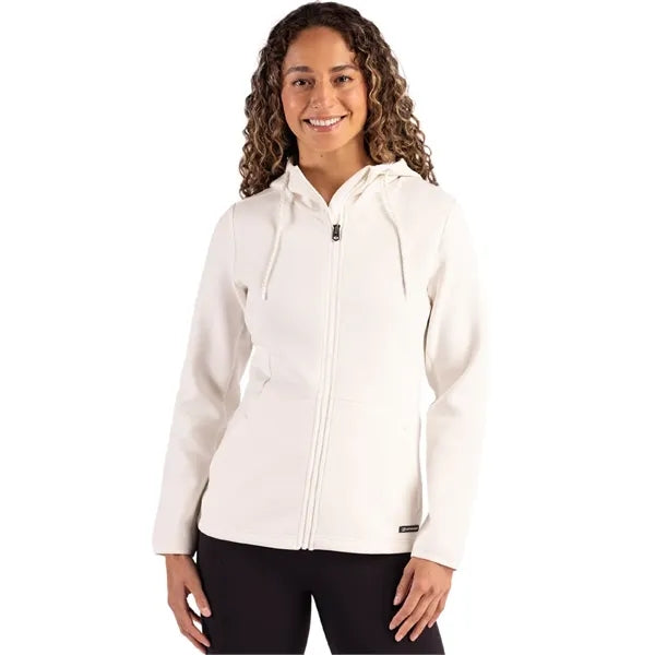 Cutter & Buck Roam Recycled Buttery-Soft Knit Womens Full...