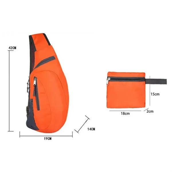Foldable Crossbody Sling Bag for Travel Outdoor