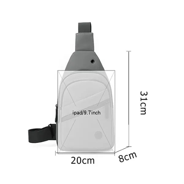 Waterproof Large Capacity Crossbody Sling Bag for Travel