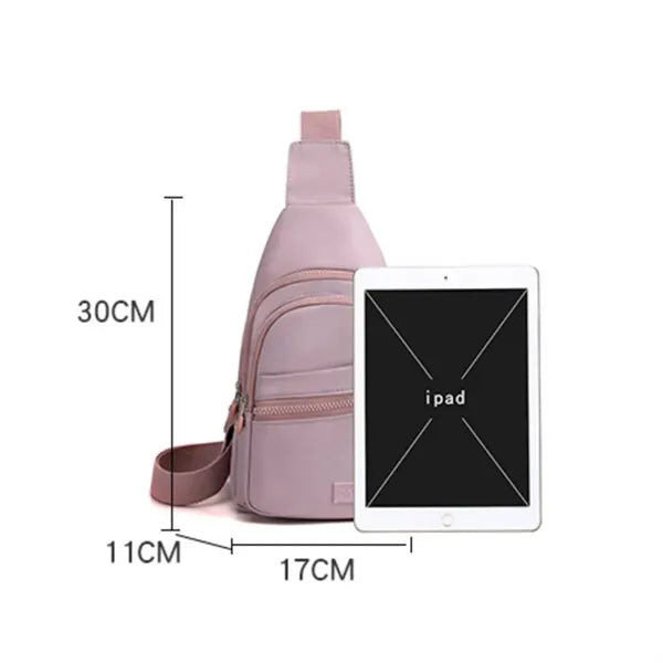 Large Capacity Splashproof Waterproof Crossbody Sling Bag