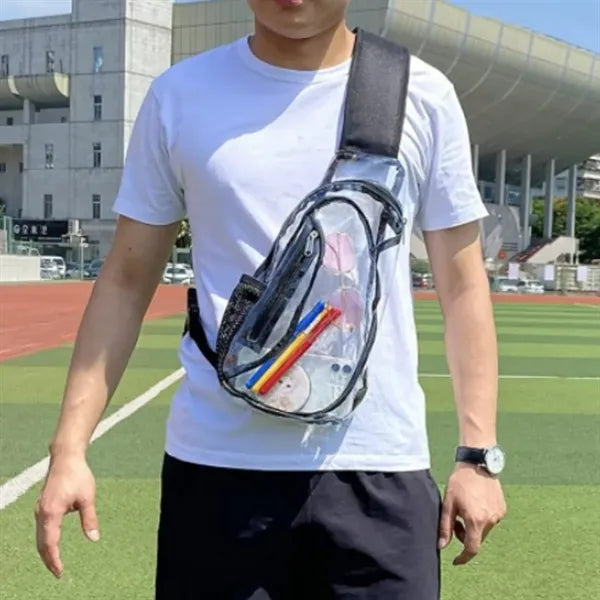 Stadium Approved Transparent Clear Sling Crossbody Bag