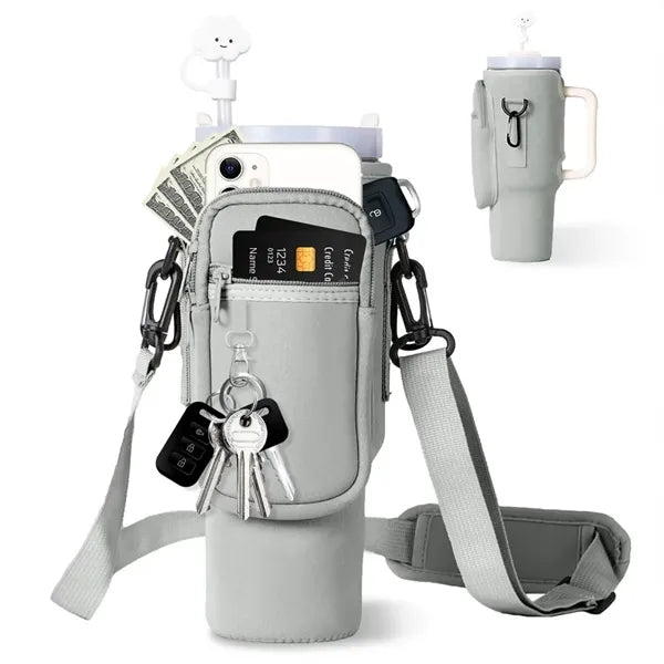 Water Bottle Carrier Bag for 40/30 oz Tumbler with Pocket