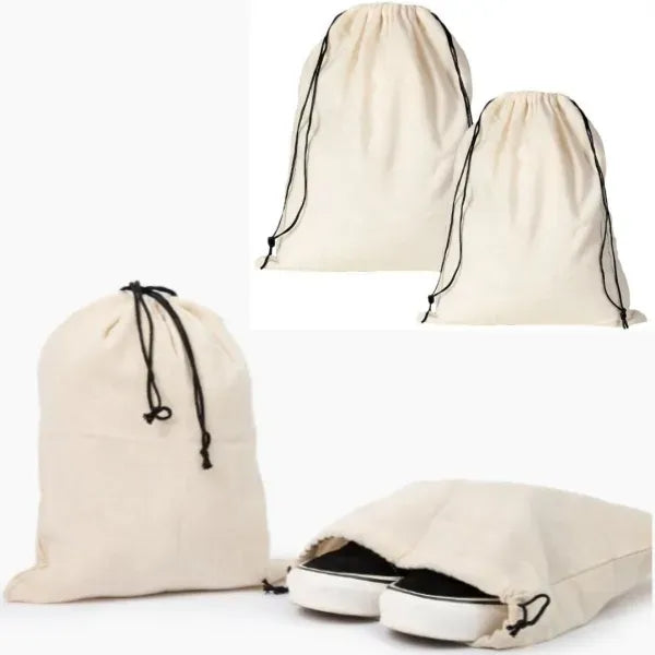 High-quality Cotton Drawstring Tote