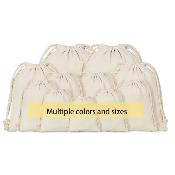 High-quality Cotton Drawstring Tote
