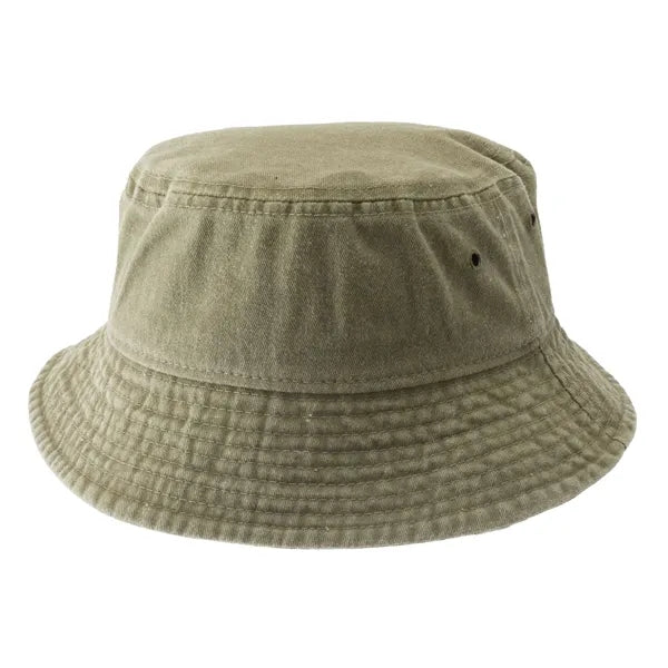 Washed Cotton Bucket Hat
