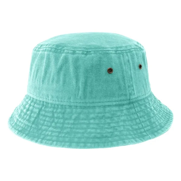 Washed Cotton Bucket Hat