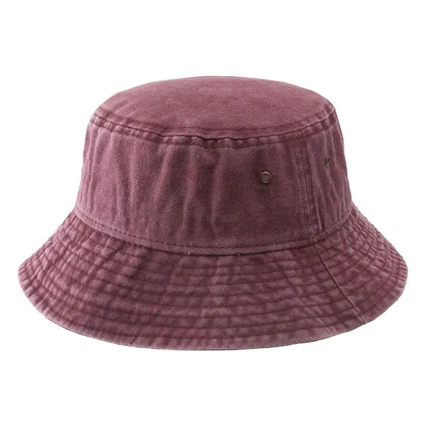 Washed Cotton Bucket Hat