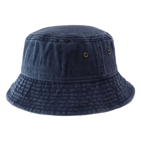 Washed Cotton Bucket Hat