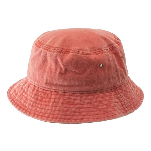 Washed Cotton Bucket Hat