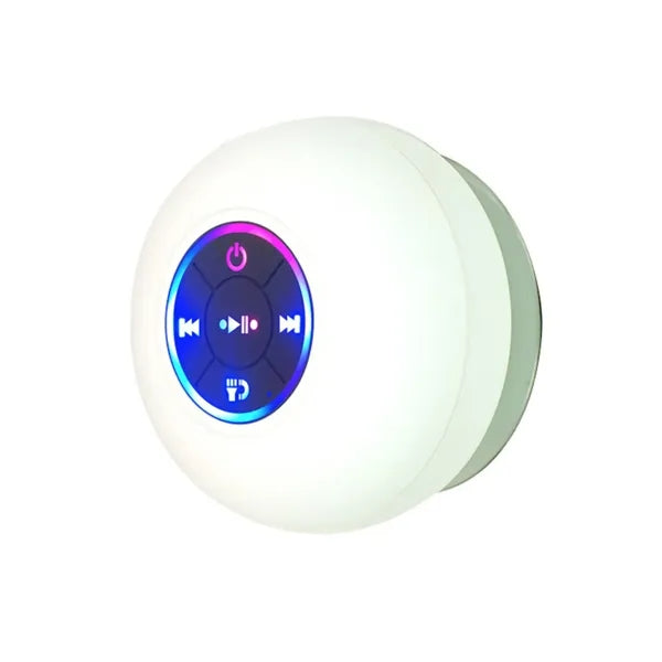 Waterproof LED Bluetooth Speaker With Suction Cup