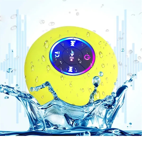 Waterproof LED Bluetooth Speaker With Suction Cup