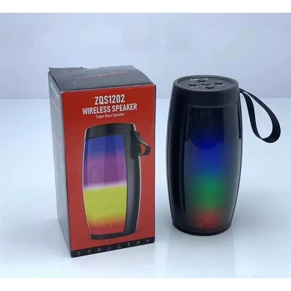 Portable Wireless Bluetooth Speaker with RGB Lighting