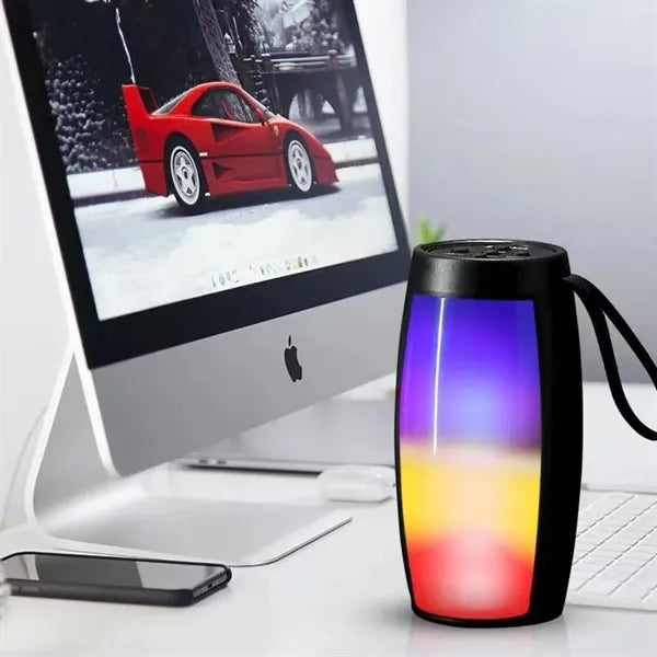 Portable Wireless Bluetooth Speaker with RGB Lighting