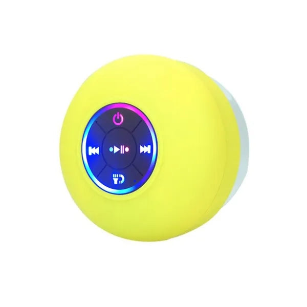 Waterproof LED Bluetooth Speaker With Suction Cup