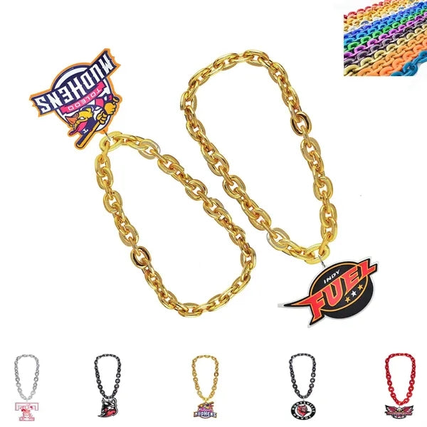 3D Foam Sports Chain Necklace