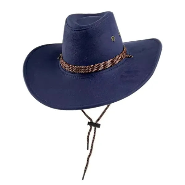 Felt Cowboy Hat with Drawstring