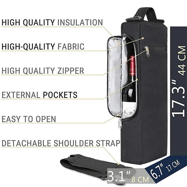 Insulated Golf Bag Cooler Sleeve Holds 6 Cans or Bottles