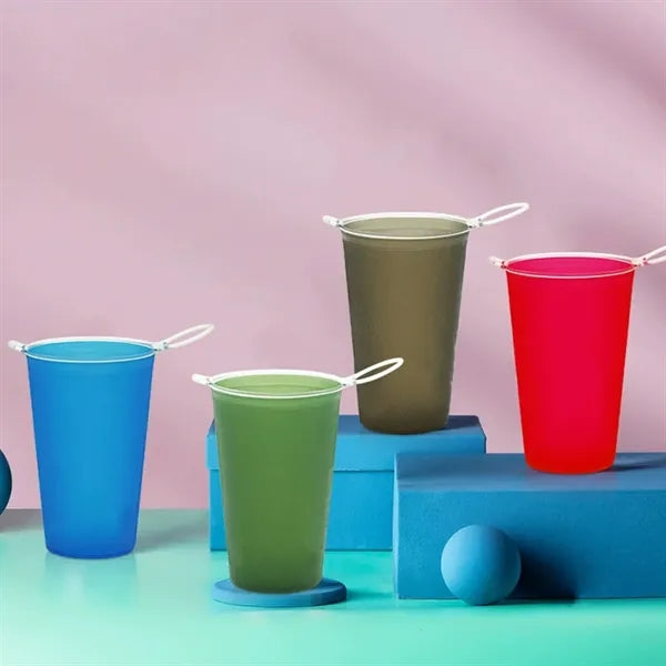 7Oz TPU Portable Outdoor Folding Soft Water Cup