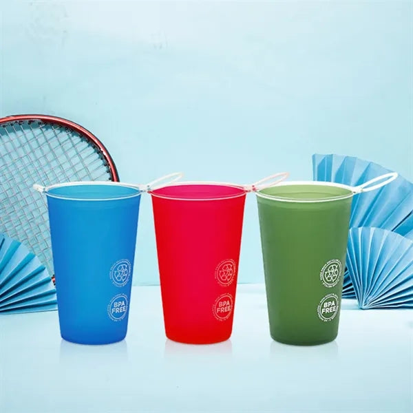 7Oz TPU Portable Outdoor Folding Soft Water Cup
