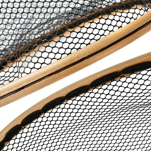 Wooden Handle Fly Fishing Landing Net