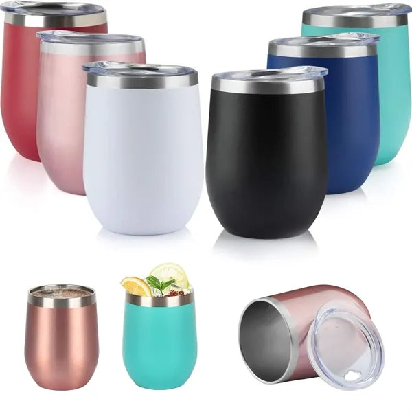 12oz Insulated Double Wall Stainless Steel Tumbler Glasses