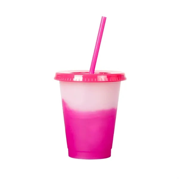 16 Oz. Cold Color Changing Plastic Cup