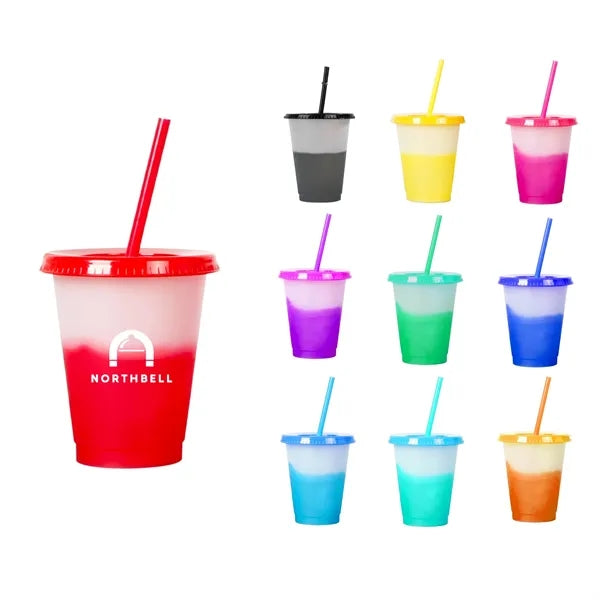 16 Oz. Cold Color Changing Plastic Cup