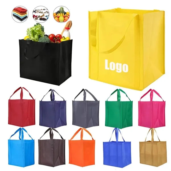 Non-Woven Grocery Shopping Bag Tote With Reinforced Handle