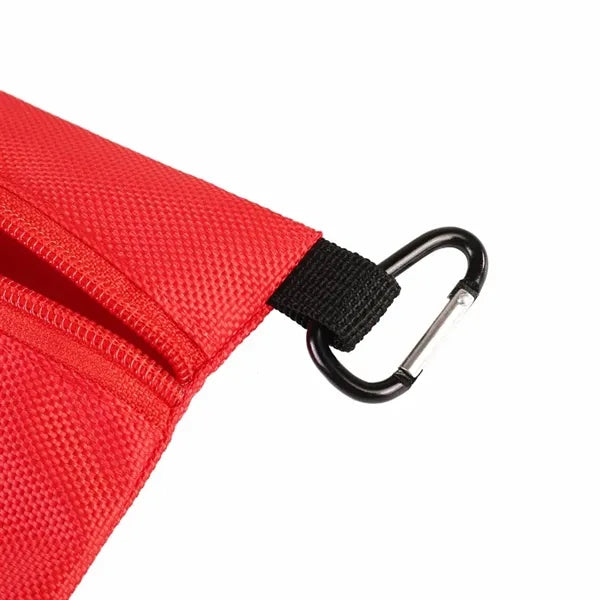 Utility Zipper Pouch with Carabiner