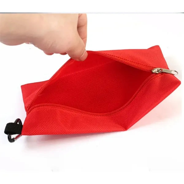 Utility Zipper Pouch with Carabiner