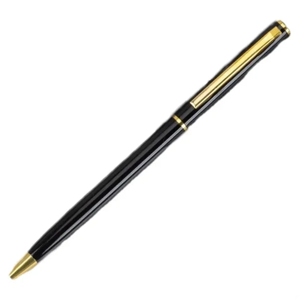 Metallic business rotating ballpoint pen