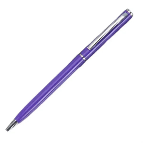 Metallic business rotating ballpoint pen