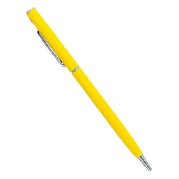 Metallic business rotating ballpoint pen