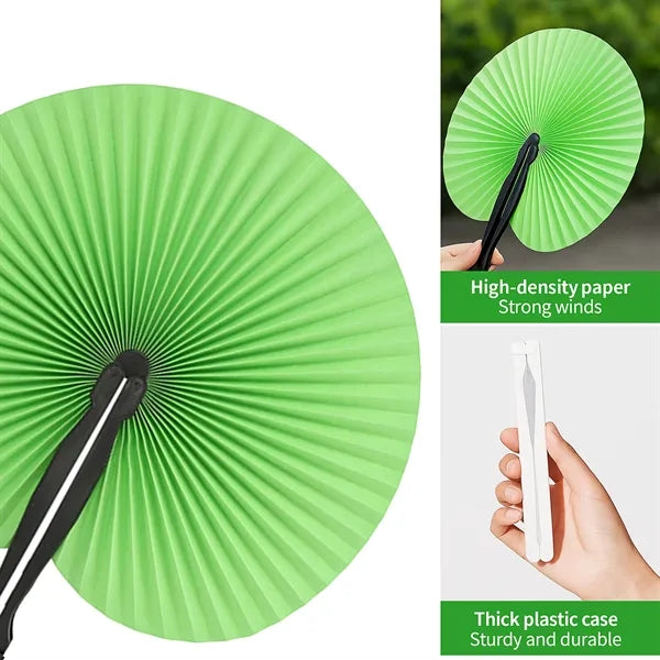 Round Travel Plastic Fan